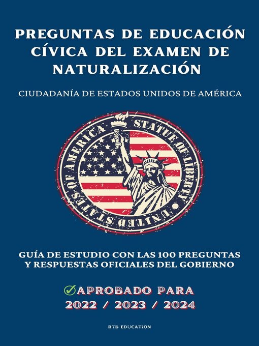 Title details for Preguntas de educación cívica del Examen de Naturalización by RTB Education - Available